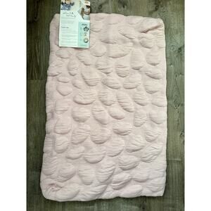 Nook Crib Mattress Cover SafeSleep Pink Pebbles For Nook Mattress open box